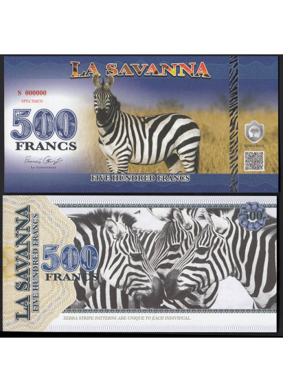 LA SAVANNA 500 Francs 2015 Fds